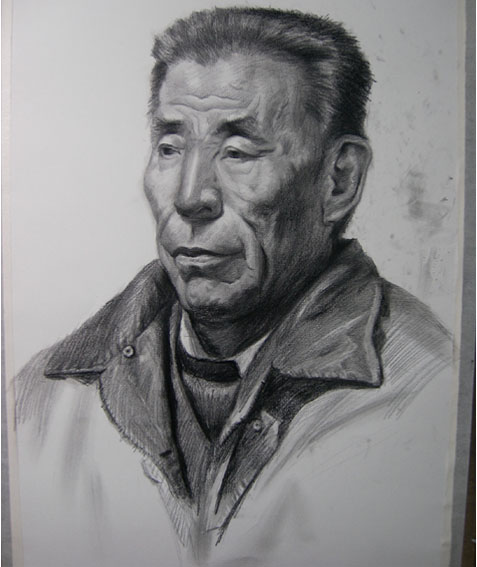 素描画