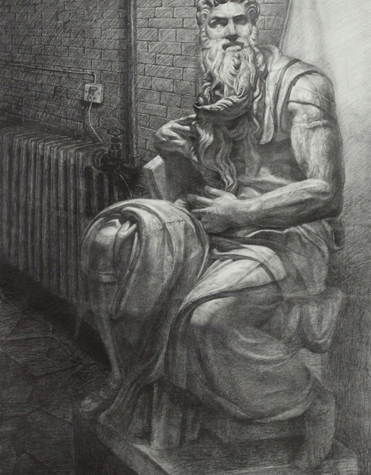 素描画
