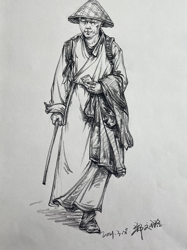 　　速写