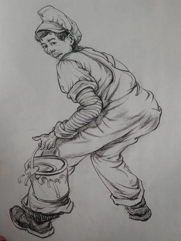 　　速写